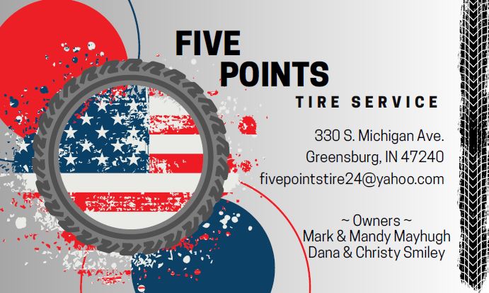 Five Points Tire Service Logo