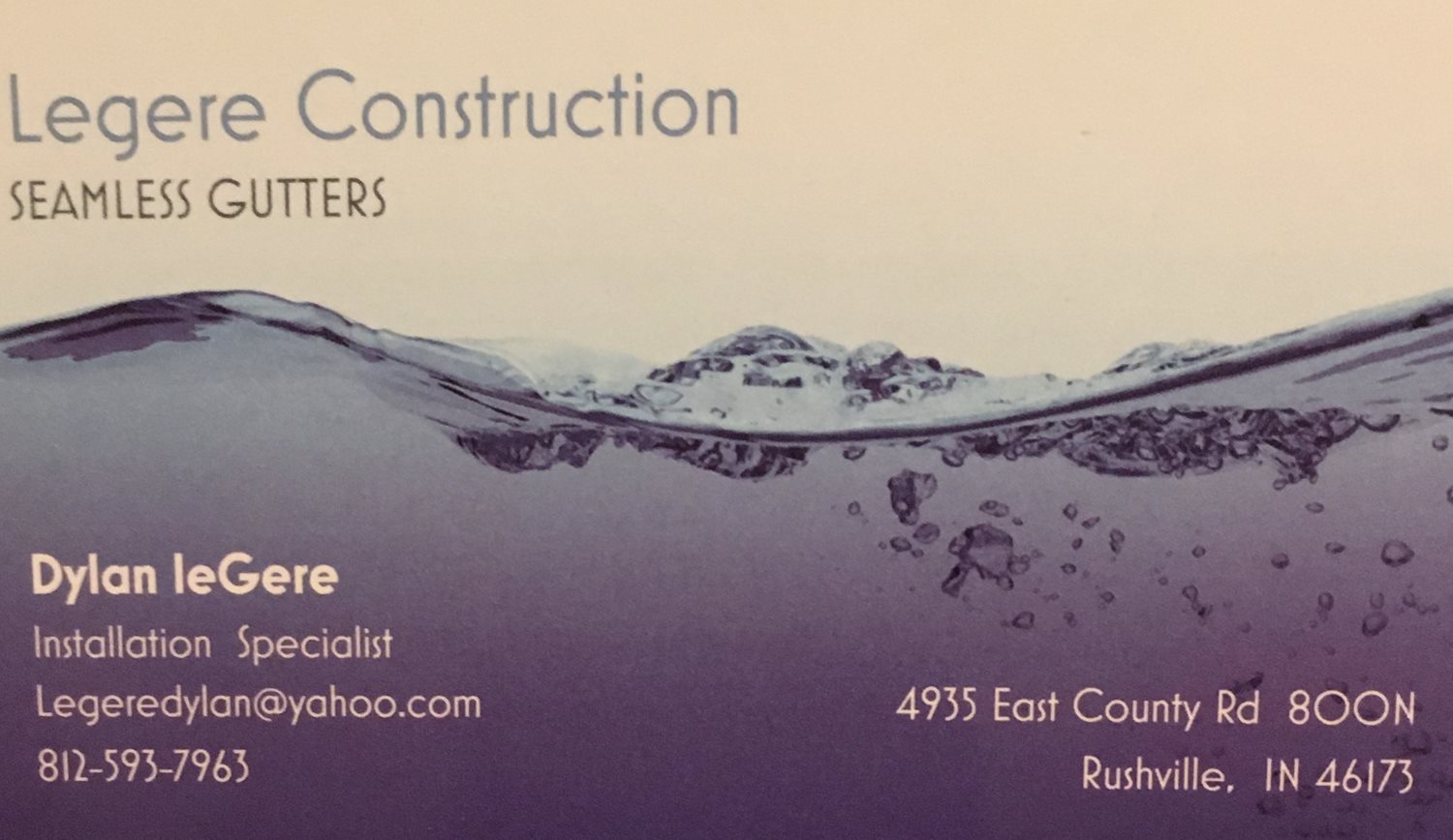 Legere Construction LLC Logo